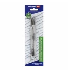 Стеки для лепки и моделирования металлические НАБОР 4 шт., BRAUBERG ART CLASSIC, 271171