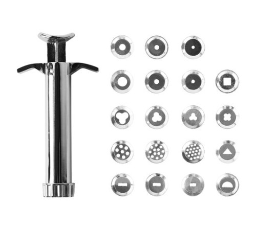 Экструдер для глины, металлический, 19 форм в комплекте, BRAUBERG ART CLASSIC, 271173