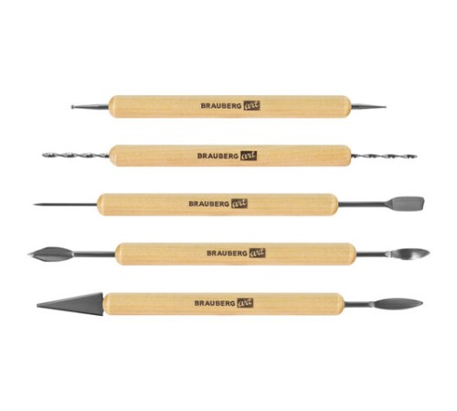 Набор инструментов для лепки и моделирования, 22 шт. в пластиковой тубе, BRAUBERG ART CLASSIC, 271174