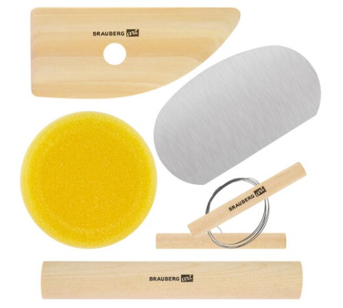 Набор инструментов для лепки и моделирования 42 шт. в подарочной коробке, BRAUBERG ART CLASSIC, 271175