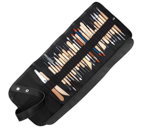 Набор инструментов для лепки и моделирования, 30 шт. в скрутке, BRAUBERG ART CLASSIC, 271176