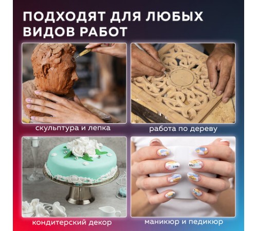 Набор инструментов для лепки и моделирования, 30 шт. в скрутке, BRAUBERG ART CLASSIC, 271176