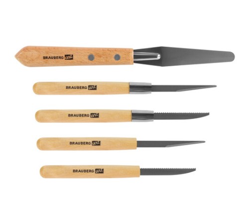 Набор инструментов для лепки и моделирования, 30 шт. в скрутке, BRAUBERG ART CLASSIC, 271176