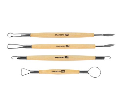 Набор инструментов для лепки и моделирования, 30 шт. в скрутке, BRAUBERG ART CLASSIC, 271176