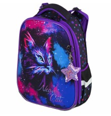 Ранец BRAUBERG PREMIUM, 2 отделения, с брелком, 