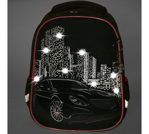 Ранец BRAUBERG PREMIUM, 2 отделения, с брелком, 