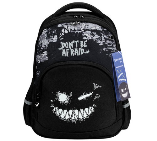 Рюкзак BRAUBERG SOFT, 2 отделения, 3 кармана, 