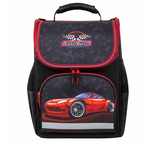 Ранец ПИФАГОР BASIC, 1 отделение, 3 кармана, эргономичная спинка, 