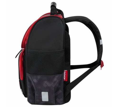 Ранец ПИФАГОР BASIC, 1 отделение, 3 кармана, эргономичная спинка, 