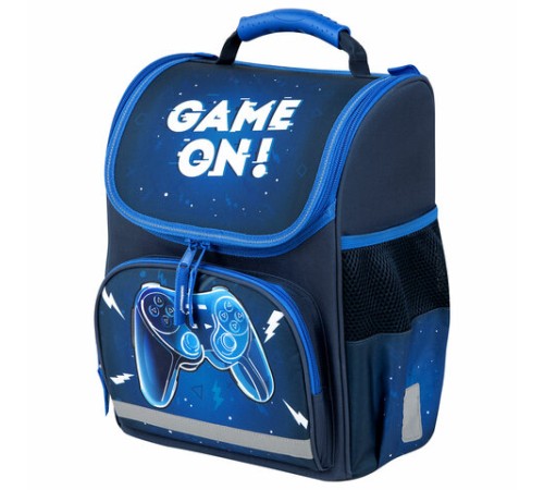 Ранец ПИФАГОР BASIC, 1 отделение, 3 кармана, эргономичная спинка, 