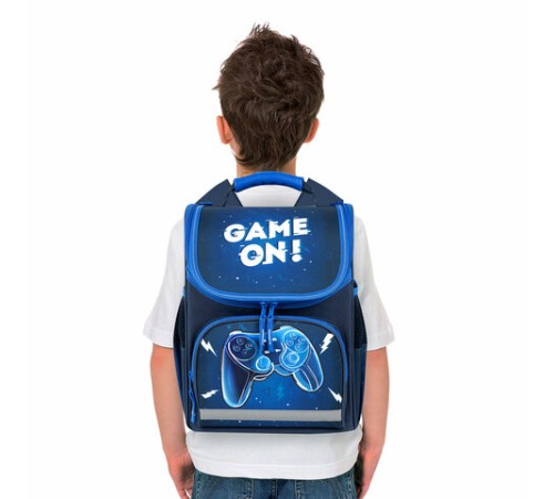 Ранец ПИФАГОР BASIC, 1 отделение, 3 кармана, эргономичная спинка, 