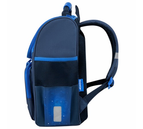 Ранец ПИФАГОР BASIC, 1 отделение, 3 кармана, эргономичная спинка, 