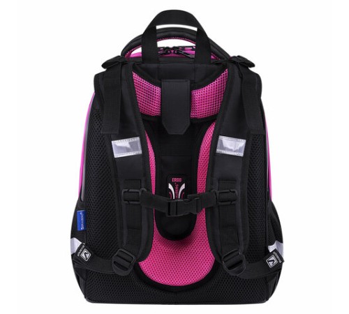 Ранец BRAUBERG SHINY, 2 отделения, с брелоком, 