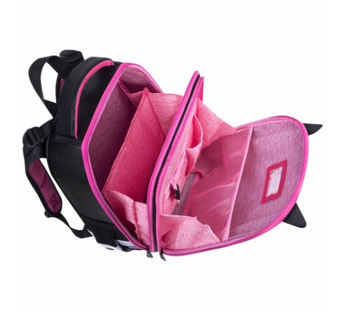 Ранец BRAUBERG SHINY, 2 отделения, с брелоком, 