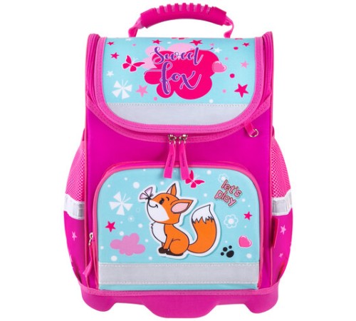 Ранец ЮНЛАНДИЯ WISE, 1 отделение, 3 кармана, устойчивое дно, 