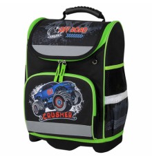 Ранец ЮНЛАНДИЯ WISE, 1 отделение, 3 кармана, устойчивое дно, 