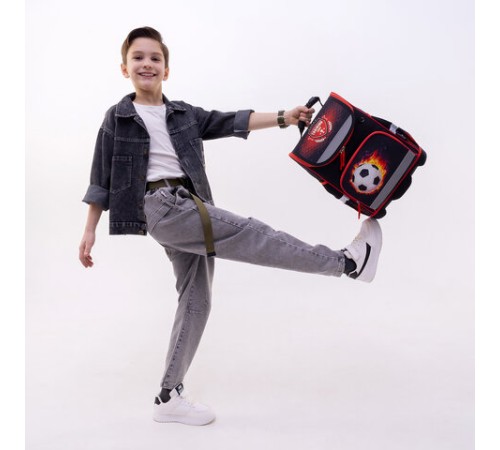 Ранец ЮНЛАНДИЯ WISE, 1 отделение, 3 кармана, устойчивое дно, 