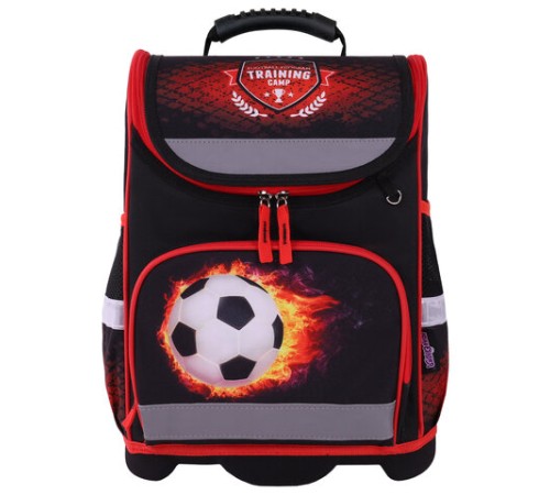 Ранец ЮНЛАНДИЯ WISE, 1 отделение, 3 кармана, устойчивое дно, 