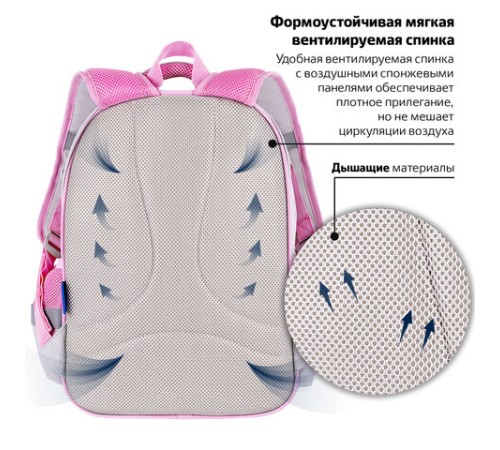 Рюкзак BRAUBERG FAVOUR, 2 отделения, 3 кармана, 