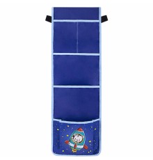 Кармашки-органайзер в шкафчик для детского сада ЮНЛАНДИЯ, 5 карманов, 21х68 см, 