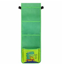 Кармашки-органайзер в шкафчик для детского сада ЮНЛАНДИЯ, 5 карманов, 21х68 см, 