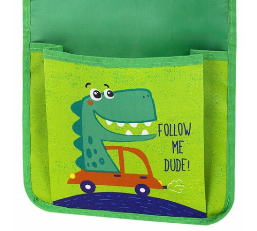 Кармашки-органайзер в шкафчик для детского сада ЮНЛАНДИЯ, 5 карманов, 21х68 см, 