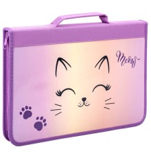 Папка на молнии BRAUBERG А4 с ручкой, с органайзером, 1 отделение, 