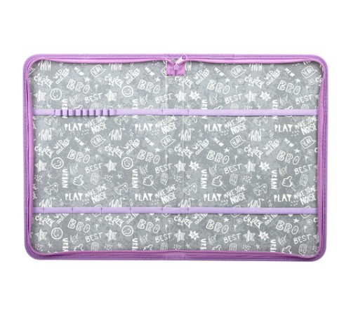 Папка на молнии BRAUBERG А4 с ручкой, с органайзером, 1 отделение, 