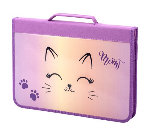 Папка на молнии BRAUBERG А4 с ручкой, с органайзером, 1 отделение, 