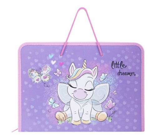 Папка для труда на молнии с ручками ПИФАГОР А4, 1 отделение, пластик, органайзер, 