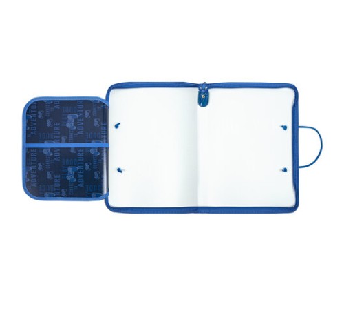 Папка для труда на молнии с ручками ПИФАГОР А4, 1 отделение, пластик, органайзер, 