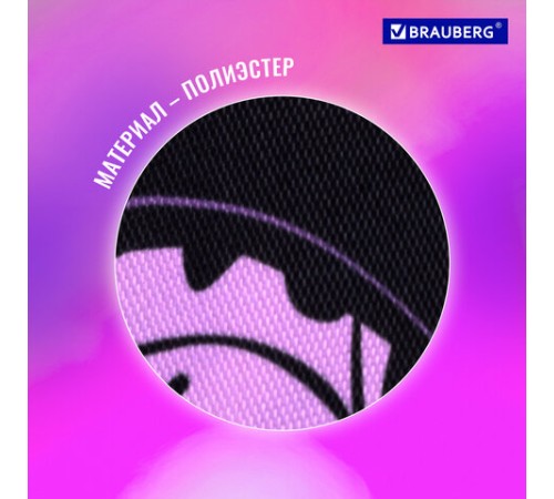 Папка для тетрадей BRAUBERG А4, 1 отделение, полиэстер, на молнии, с ручкой, 