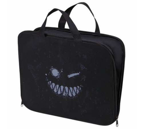 Папка на молнии с ручками BRAUBERG А4, 1 отделение, полиэстер, 20 мм, 