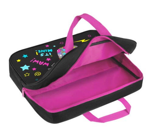 Папка на молнии с ручками BRAUBERG А4, 1 отделение, полиэстер, 80 мм, 