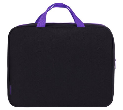 Папка на молнии с ручками BRAUBERG А4, 1 отделение, полиэстер, 80 мм, 