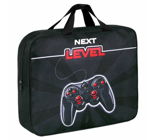 Папка на молнии с ручками BRAUBERG А4, 1 отделение, полиэстер, 80 мм, 