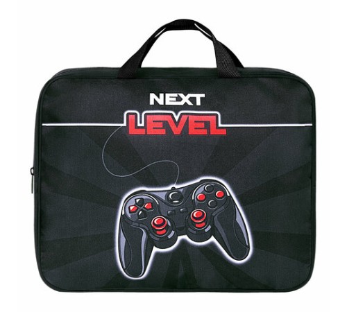 Папка на молнии с ручками BRAUBERG А4, 1 отделение, полиэстер, 80 мм, 