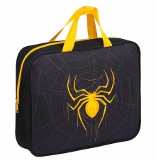 Папка на молнии с ручками BRAUBERG А4, 1 отделение, полиэстер, 80 мм, 