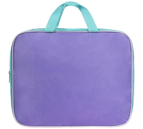 Папка на молнии с ручками STAFF EVERYDAY А4, 1 отделение, полиэстер, 80 мм, лавандовая, 271487