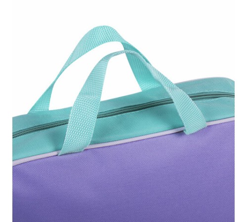 Папка на молнии с ручками STAFF EVERYDAY А4, 1 отделение, полиэстер, 80 мм, лавандовая, 271487