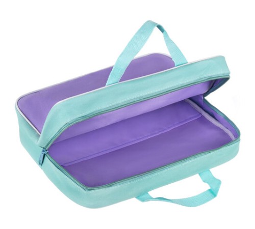 Папка на молнии с ручками STAFF EVERYDAY А4, 1 отделение, полиэстер, 80 мм, лавандовая, 271487