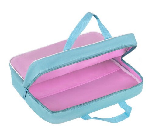 Папка на молнии с ручками STAFF EVERYDAY А4, 1 отделение, полиэстер, 80 мм, нежно-розовая, 271488