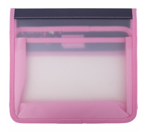 Папка для тетрадей ЮНЛАНДИЯ А5, пластик, 2 отделения, клапан на липучке, 