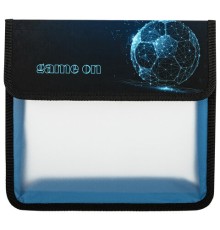 Папка для тетрадей ЮНЛАНДИЯ А5, пластик, 2 отделения, клапан на липучке, 