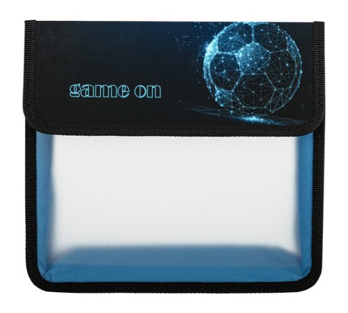 Папка для тетрадей ЮНЛАНДИЯ А5, пластик, 2 отделения, клапан на липучке, 