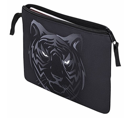 Папка для тетрадей BRAUBERG А5, 1 отделение, полиэстер, на молнии, с ручкой, 