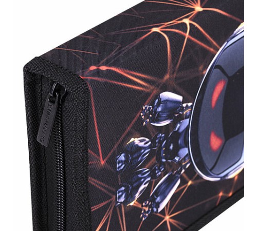 Пенал BRAUBERG, 1 отделение, 2 откидные планки, полиэстер, 21х14 см, 