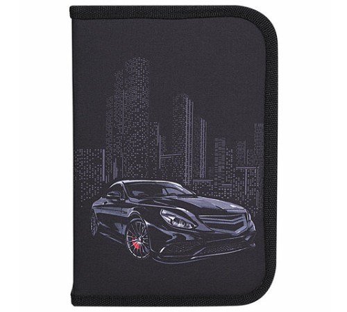 Пенал BRAUBERG, 1 отделение, 1 откидная планка, полиэстер, 21х14 см, 