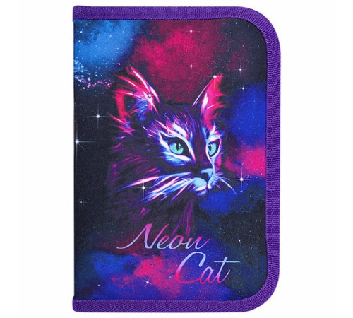 Пенал BRAUBERG с наполнением, 1 отделение, 1 откидная планка, 24 предмета, 21х14 см, 