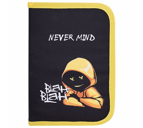 Пенал BRAUBERG с наполнением, 1 отделение, 1 откидная планка, 24 предмета, 21х14 см, 